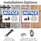 Signmission Food And Drink Area No Biohazards OSHA Notice Sign, Plastic, 10in W x 7in L, 2PK OS-2PACK-NS-P-710-L-12814 - alternate 7